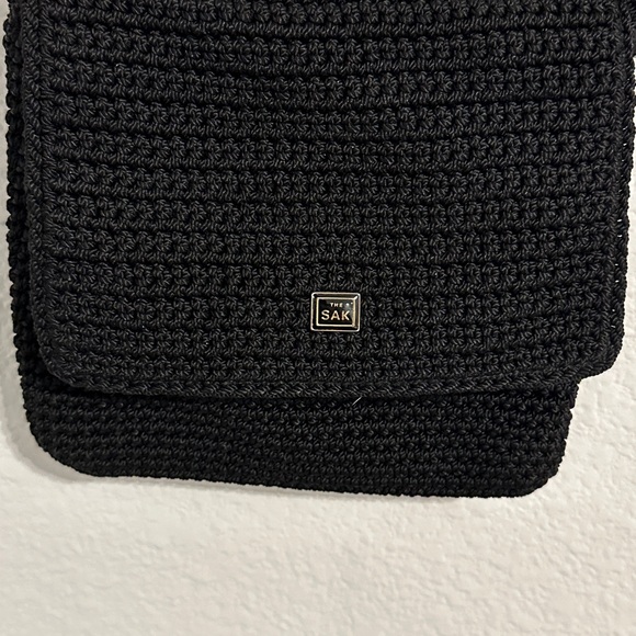 The Sak Black Crochet Handbag - Picture 1 of 5